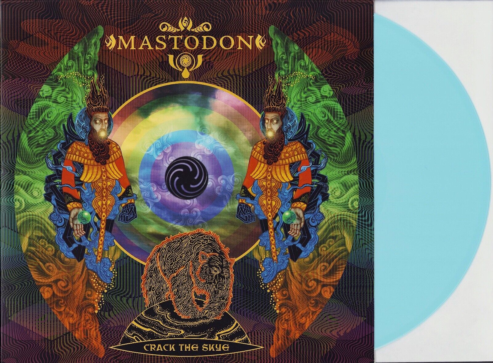 Mastodon ‎- Crack The Skye Opaque Light Blue Vinyl LP Limited Edition