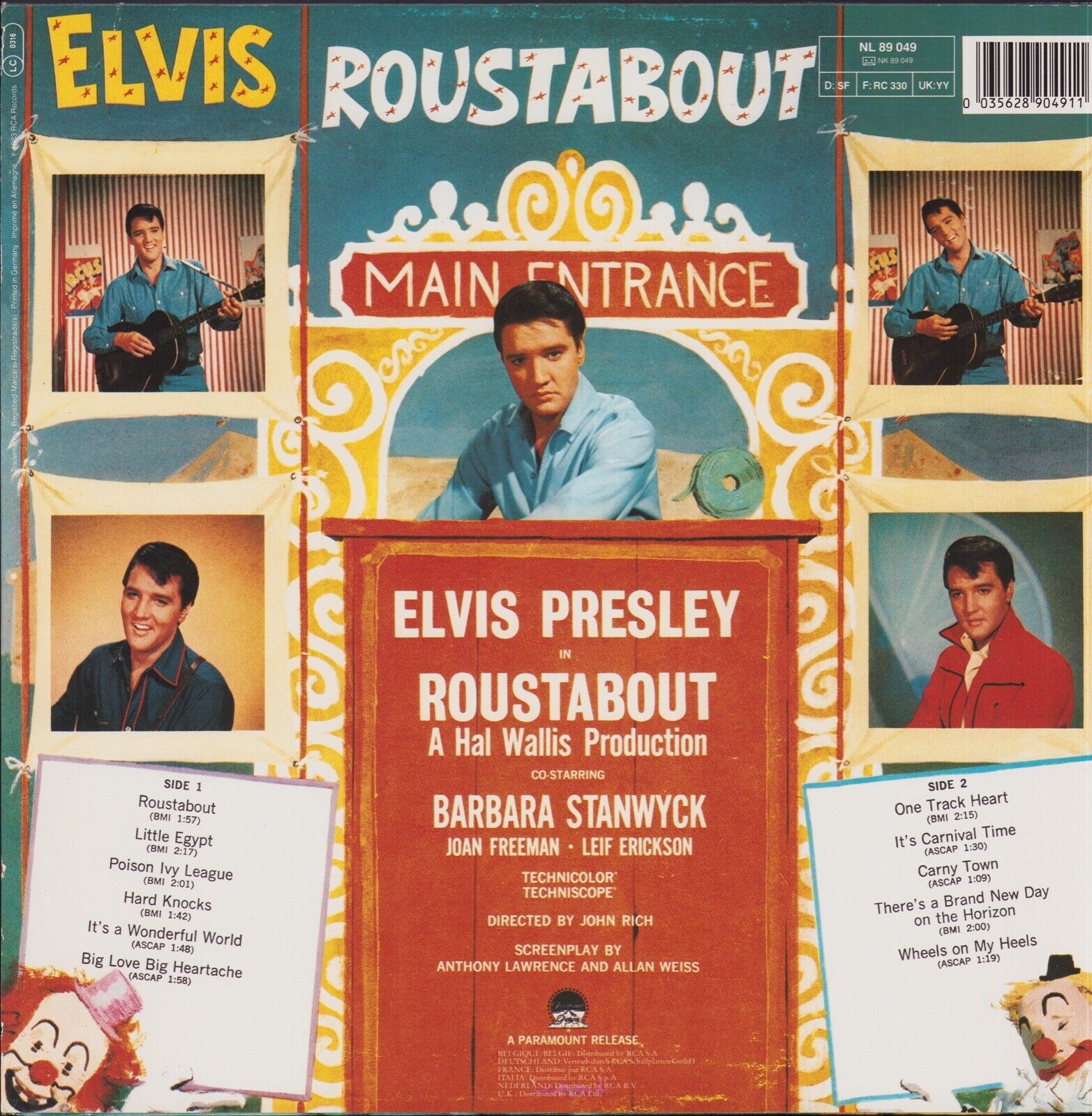 Elvis Presley ‎- Roustabout Vinyl LP