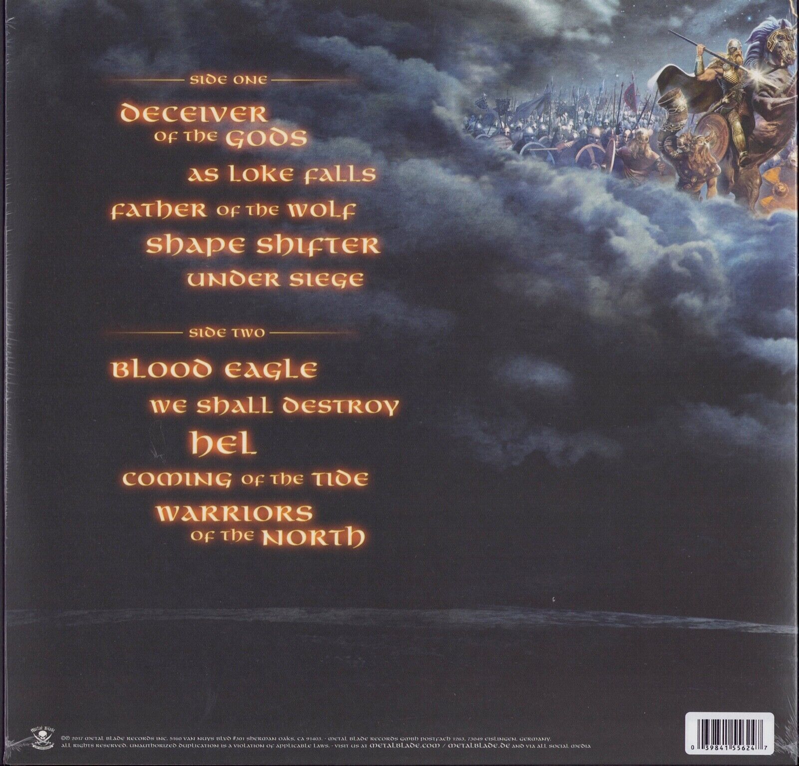 Amon Amarth - Deceiver Of The Gods Beige Red Marbeld Vinyl LP Ultimate Vinyl Edition