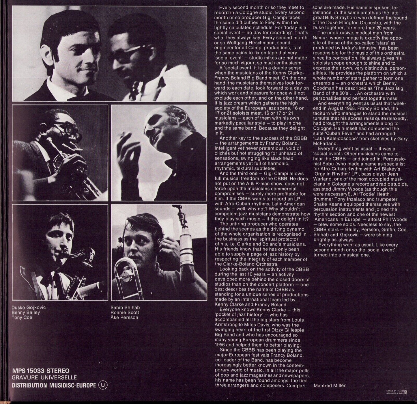 The Kenny Clarke - Francy Boland Big Band - Latin Kaleidoscope Vinyl LP