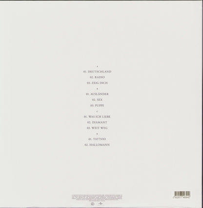 Rammstein - Untitled Vinyl 2LP