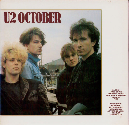 U2 ‎- October Vinyl LP POR