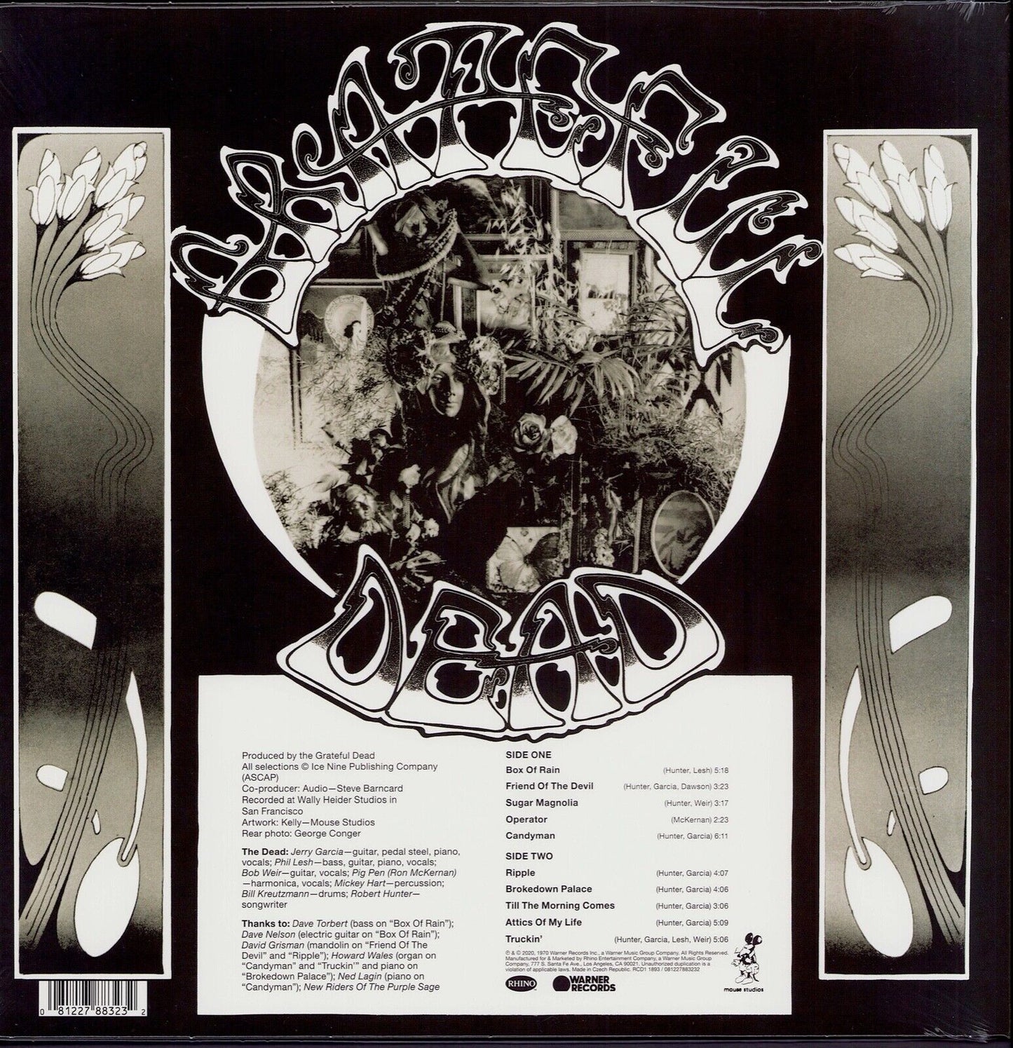 Grateful Dead ‎– American Beauty White/Green Marble "Limeade" Vinyl LP