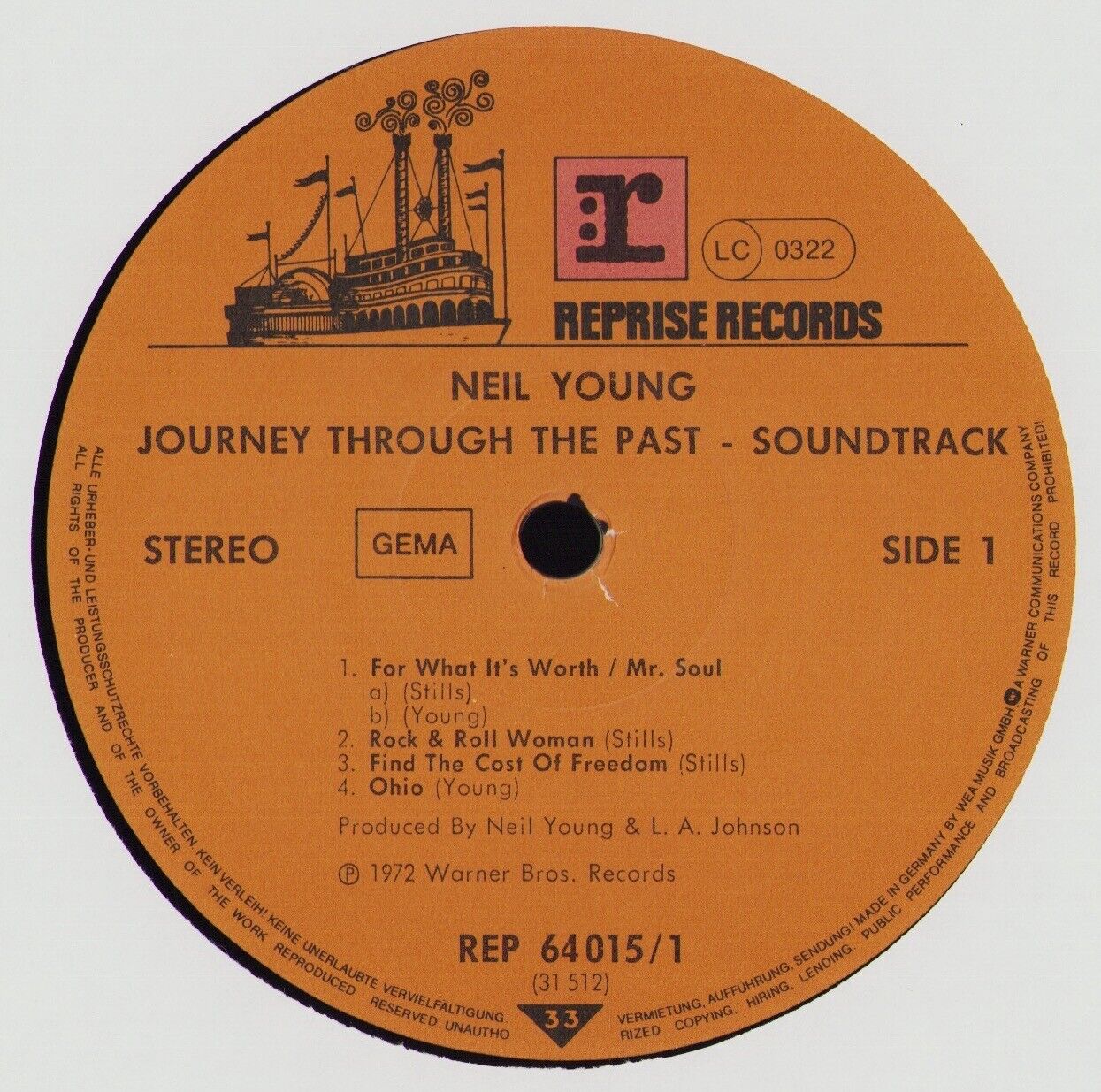 Neil Young - Journey Through The Past Vinyl 2LP