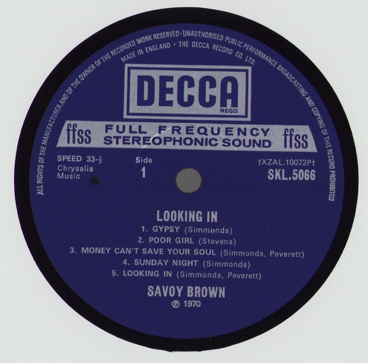 Savoy Brown ‎- Looking In Vinyl LP