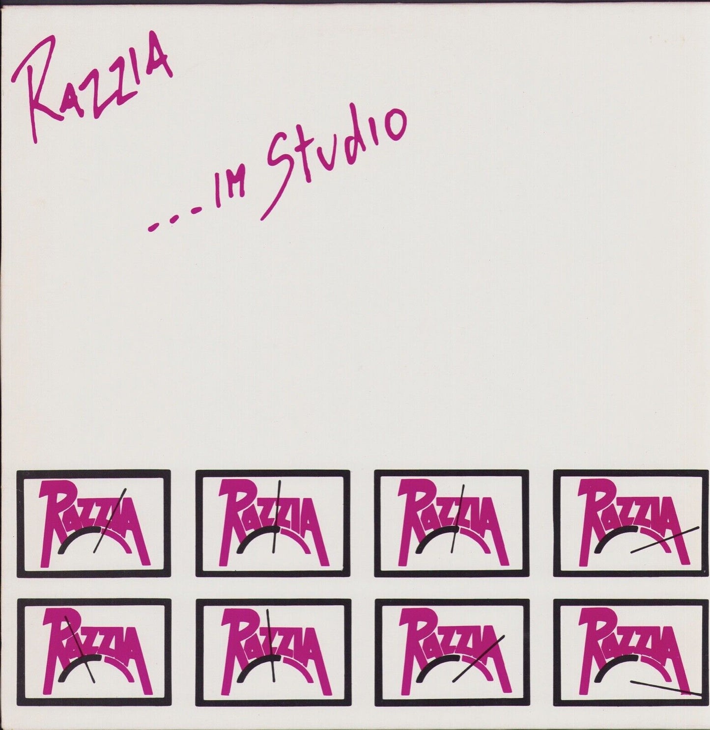 Razzia ‎- ...Im Studio Vinyl LP DE