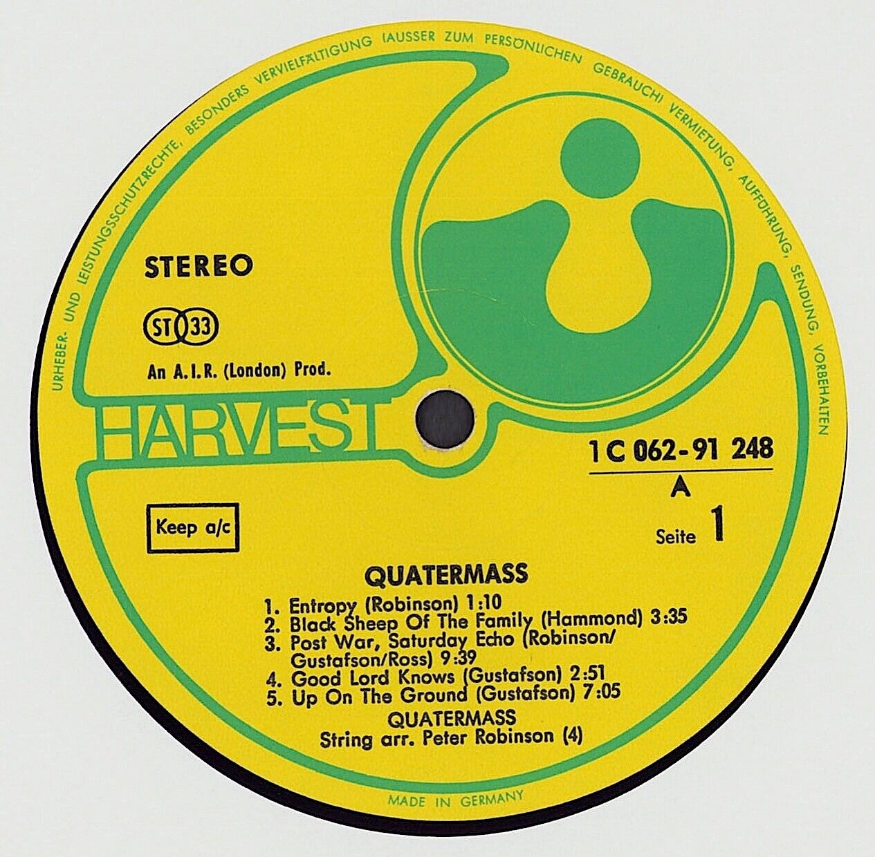 Quatermass - Quatermass Vinyl LP