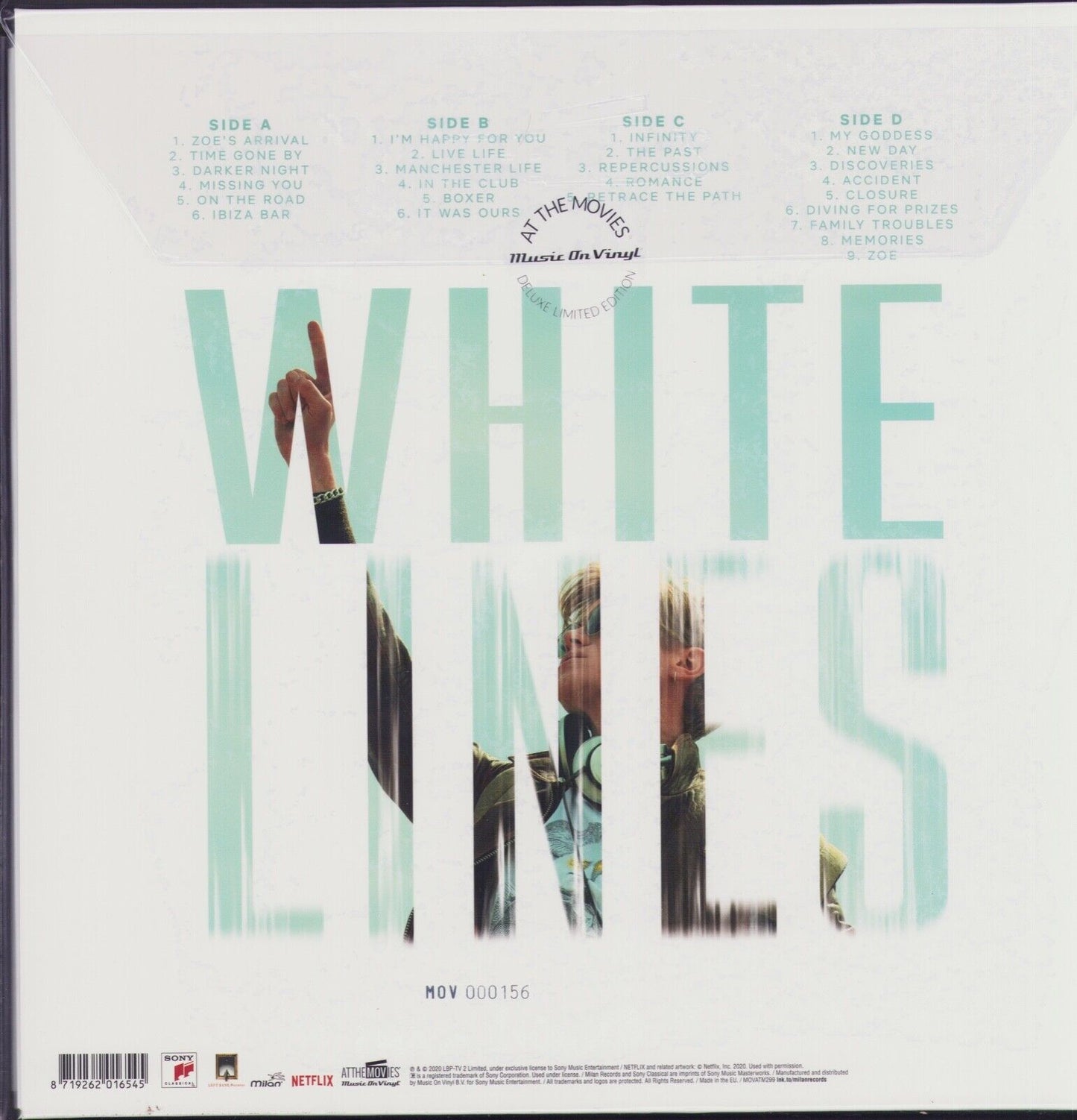Tom Holkenborg - White Lines Music From The Netflix Original Series Blue Vinyl 2LP