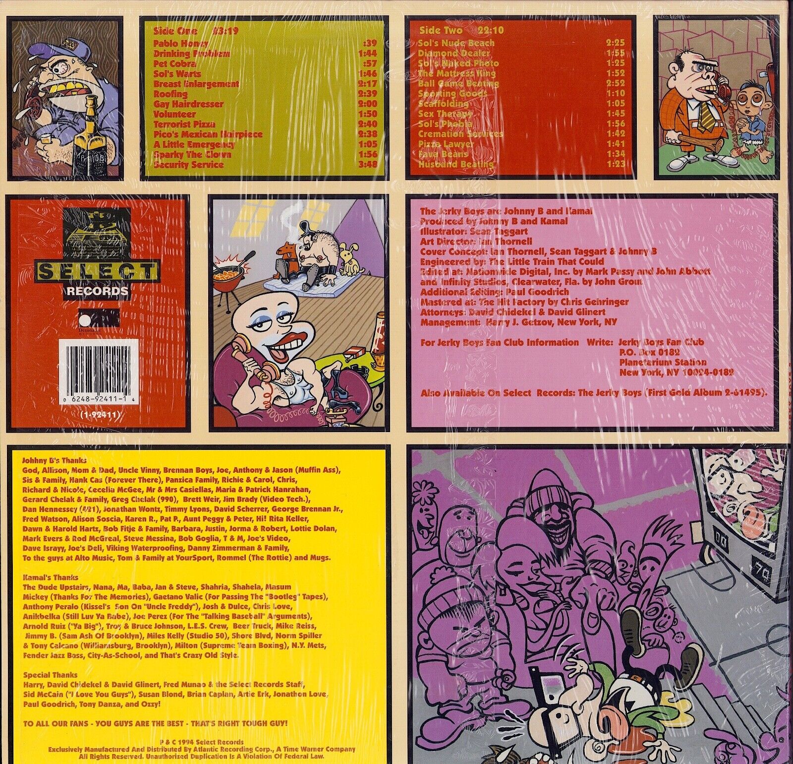 The Jerky Boys ‎- The Jerky Boys 2 Vinyl LP