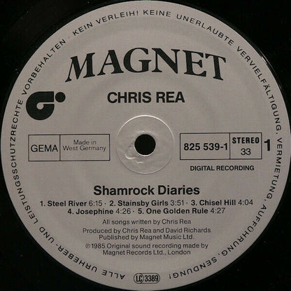 Chris Rea ‎- Shamrock Diaries Vinyl LP