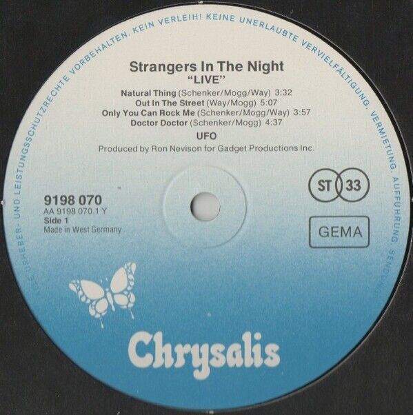 UFO - Strangers In The Night Vinyl 2LP
