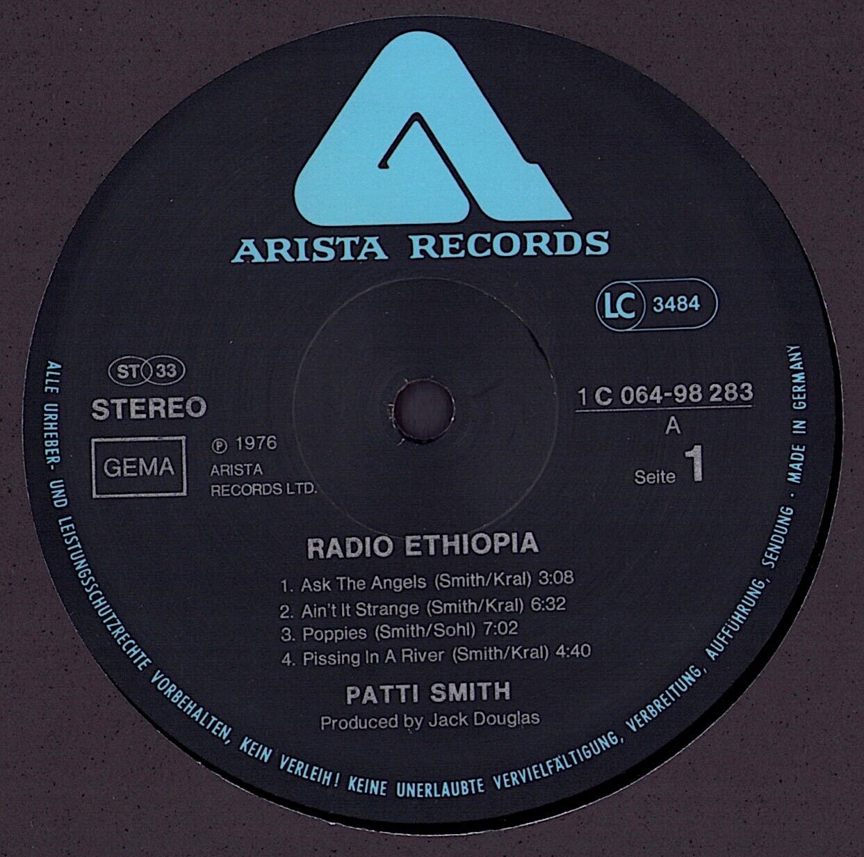 Patti Smith Group - Radio Ethiopia Vinyl LP