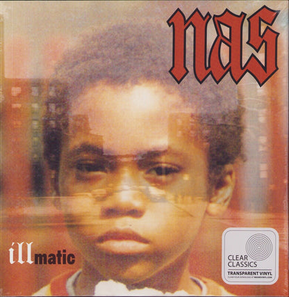 Nas ‎- Illmatic Clear Vinyl Vinyl 2LP