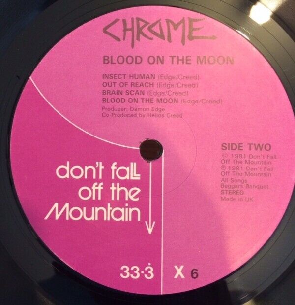 Chrome ‎- Blood On The Moon Vinyl LP
