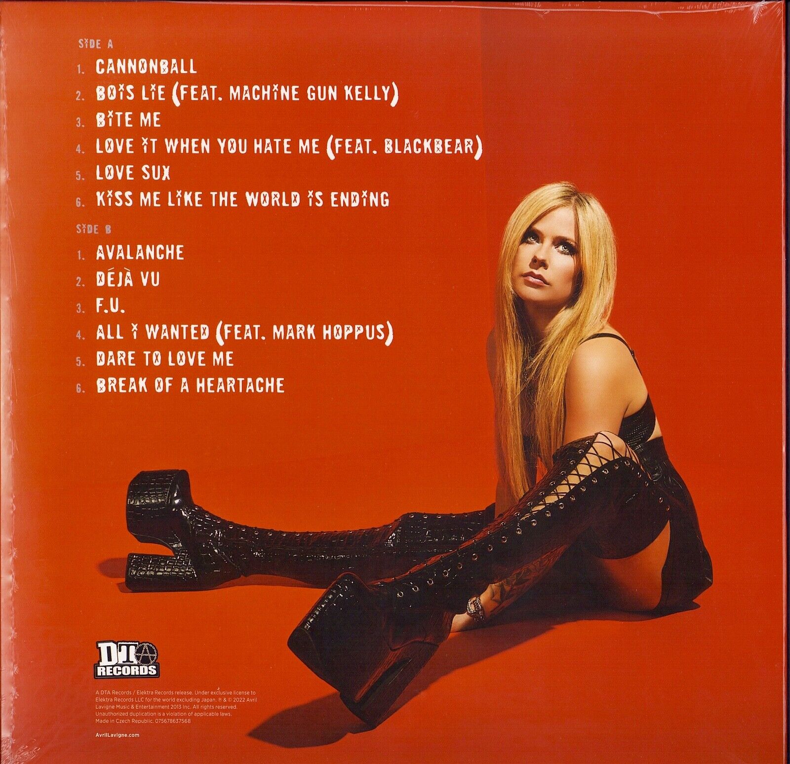 Avril Lavigne - Love Sux (Transparent Red Vinyl LP) Limited Edition