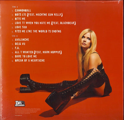 Avril Lavigne - Love Sux Transparent Red Vinyl LP Limied Edition