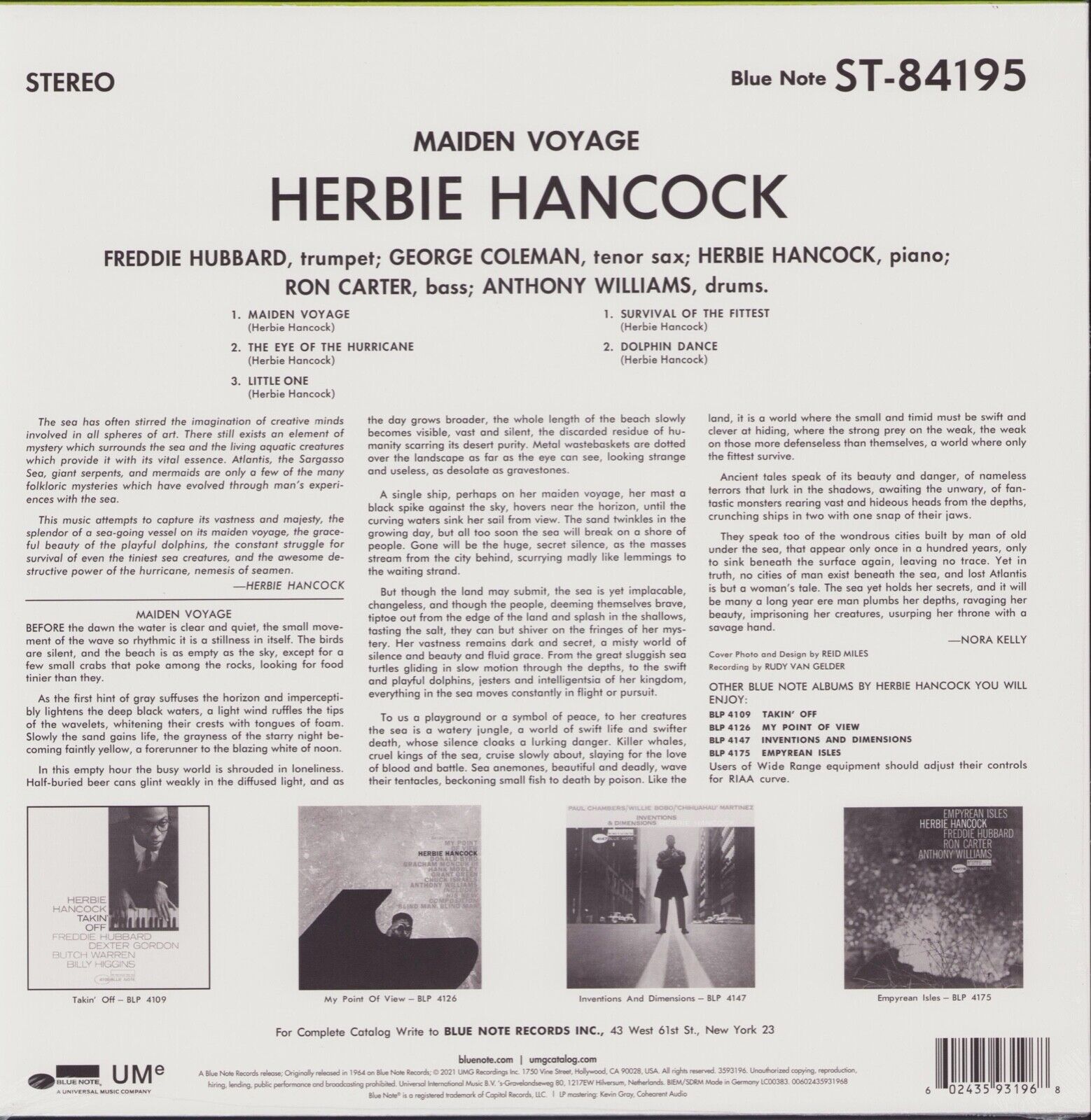 Herbie Hancock ‎- Maiden Voyage (Vinyl LP) – Devinylhunter-Records