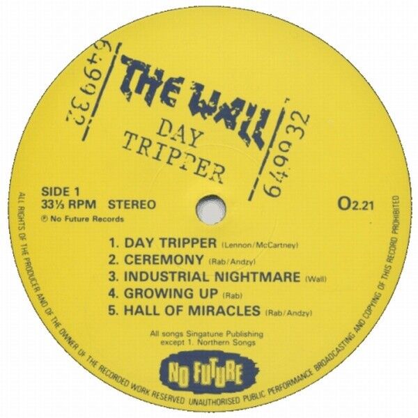 The Wall ‎- Day Tripper Vinyl LP