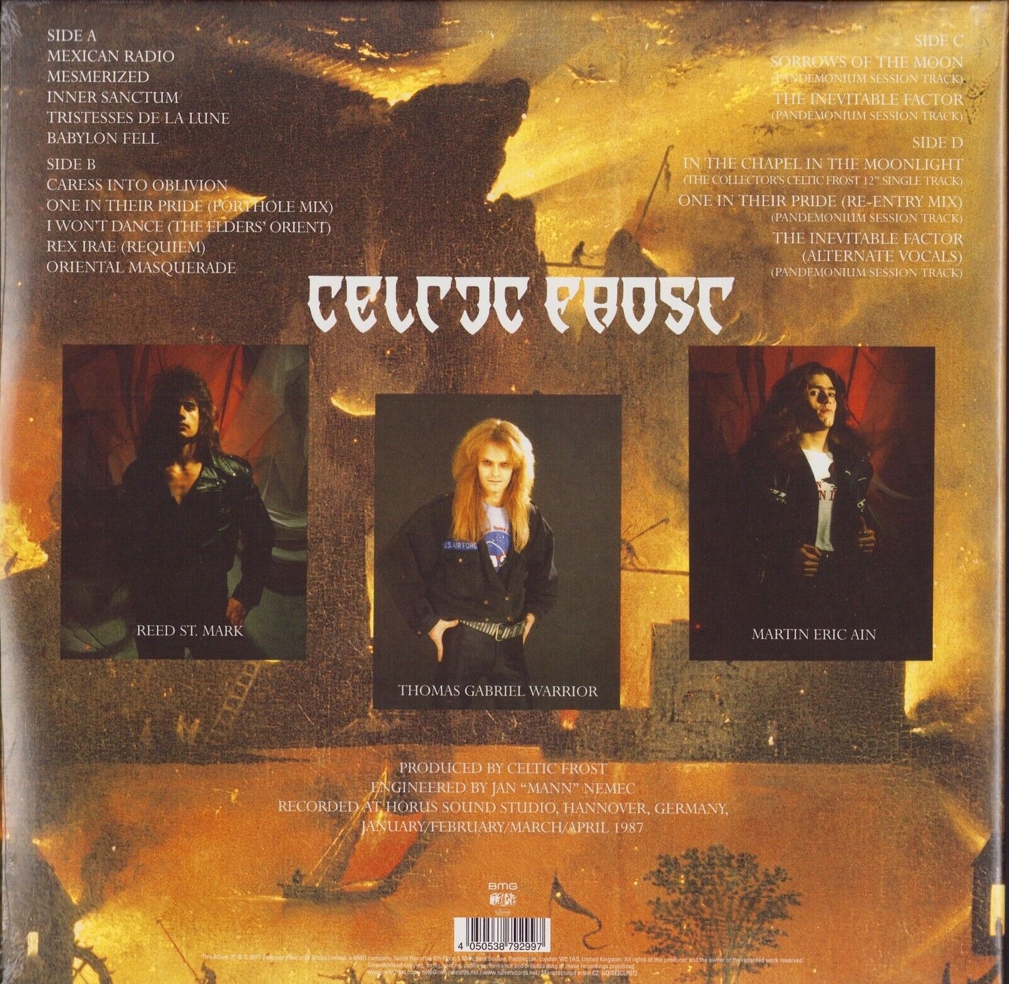 Celtic Frost - Into The Pandemon Gold Vinyl 2LP
