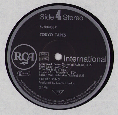 Scorpions - Tokyo Tapes Vinyl 2LP