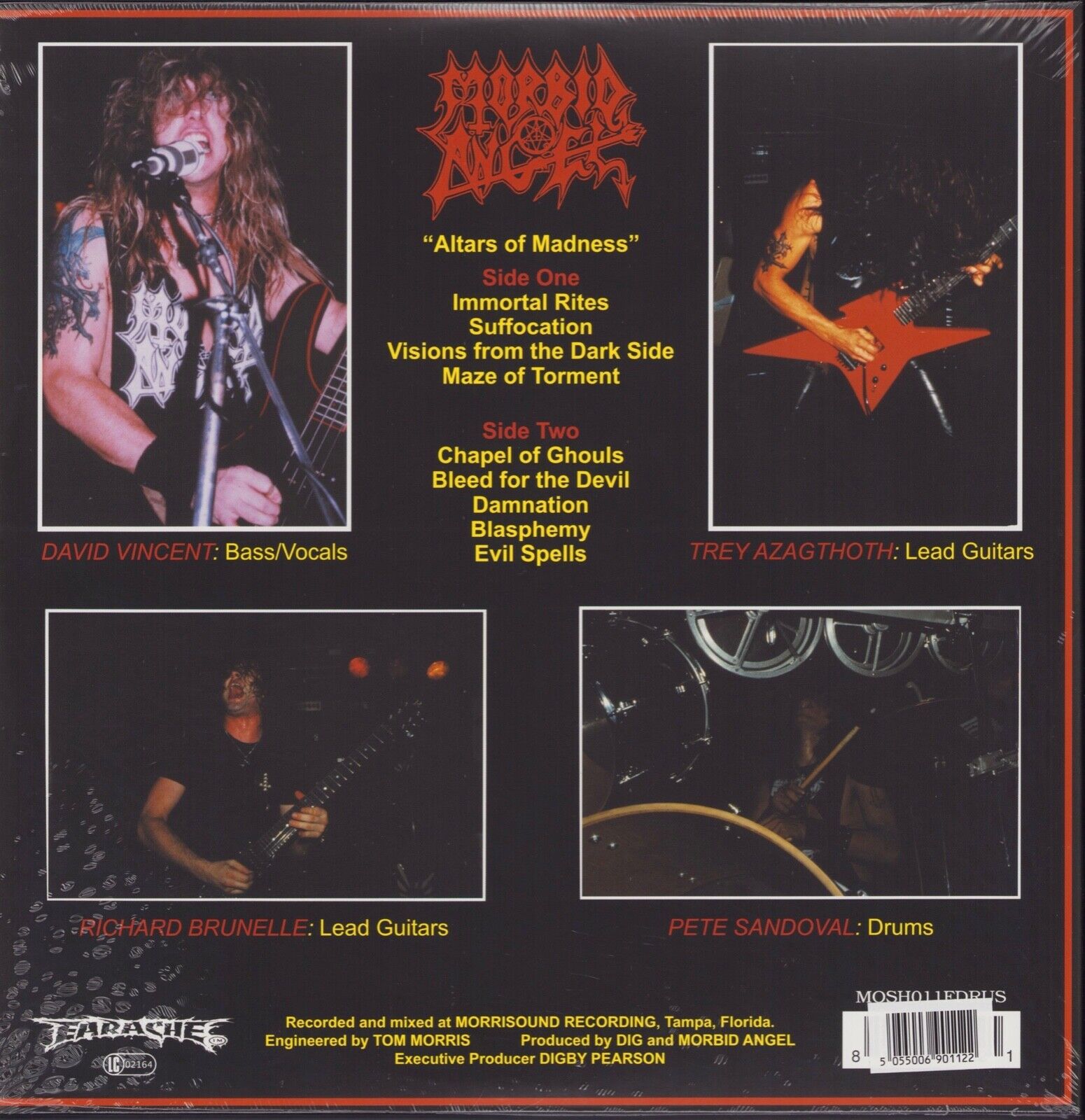 Morbid Angel ‎- Altars Of Madness Clear Vinyl LP Limited Edition