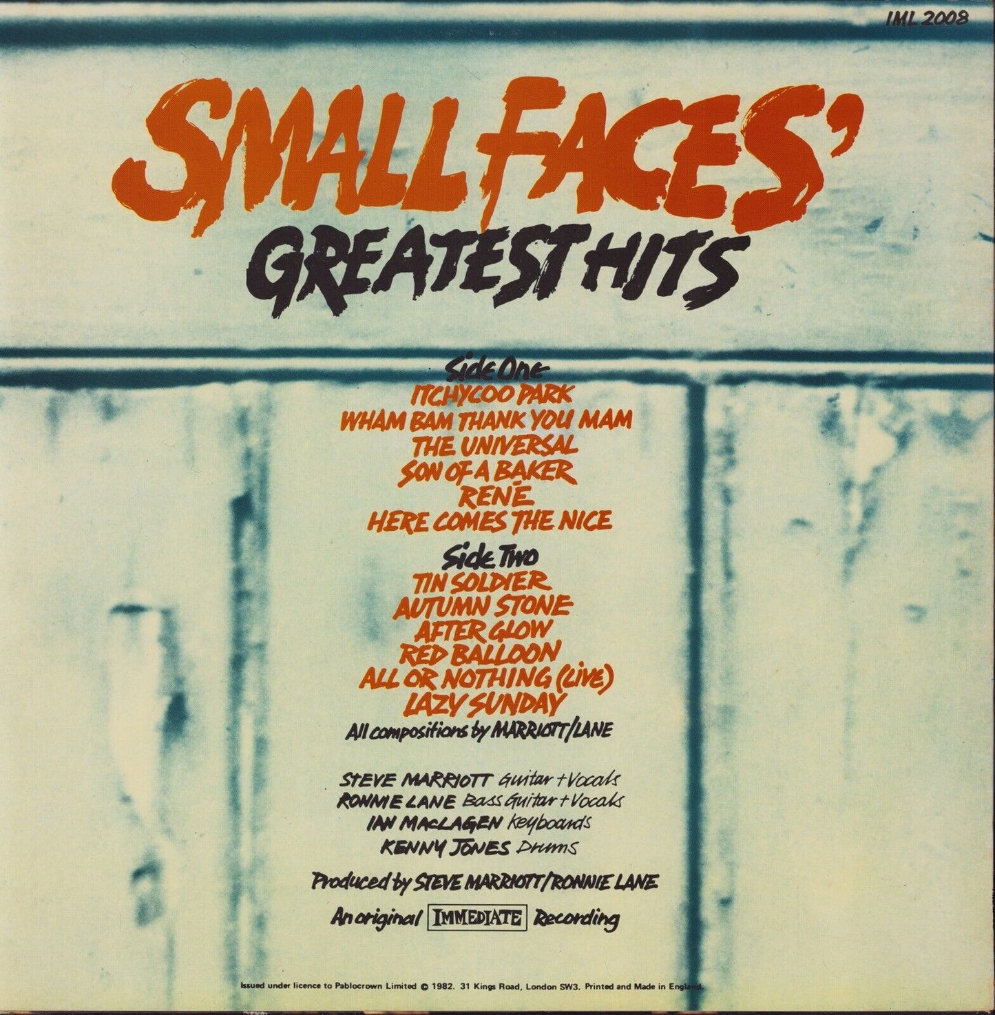 Small Faces - Small Faces' Greatest Hits Vinyl LP