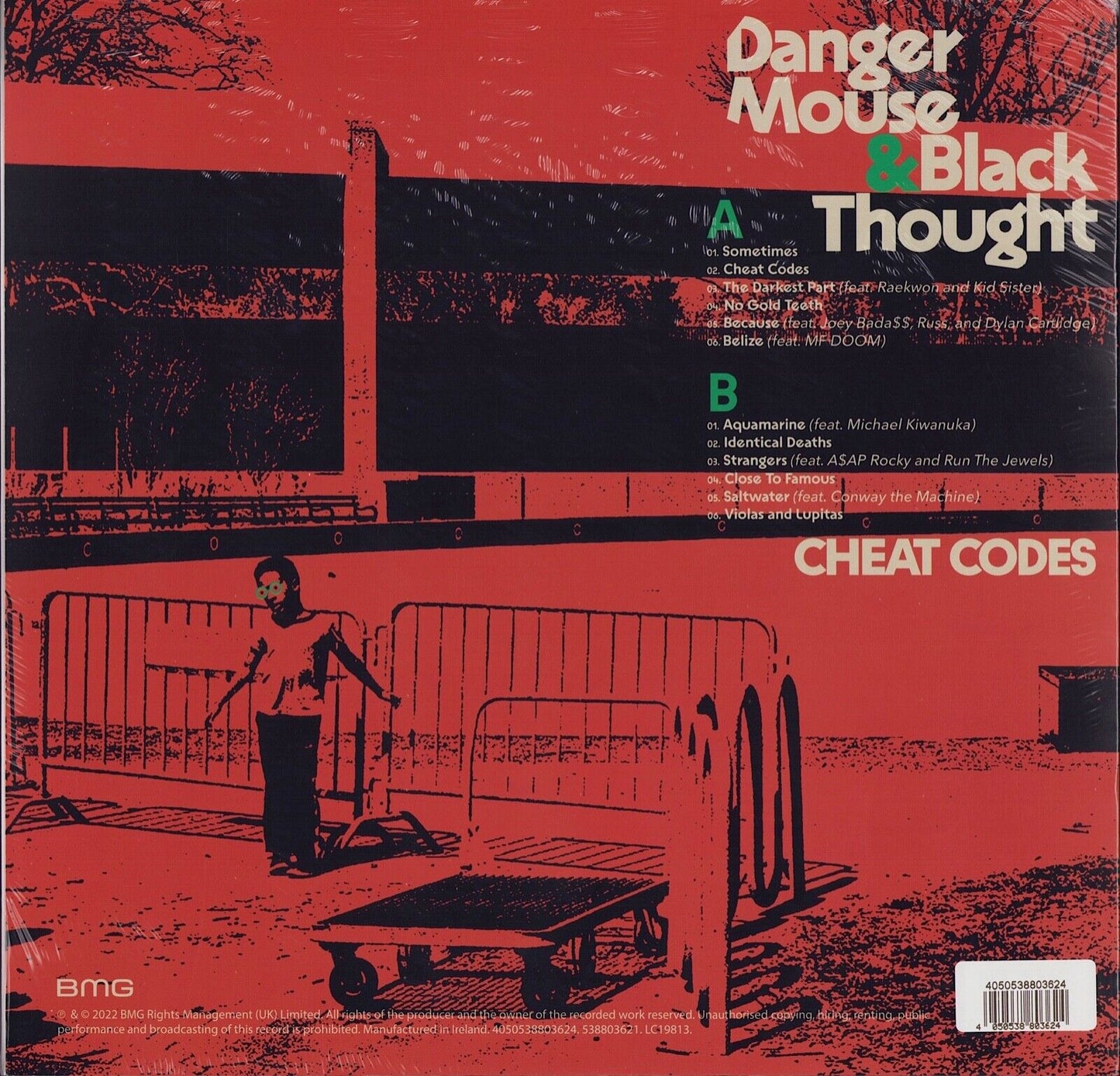 Danger Mouse, Black Thought - Cheat Codes Red Vinyl LP + CD Limited Edition