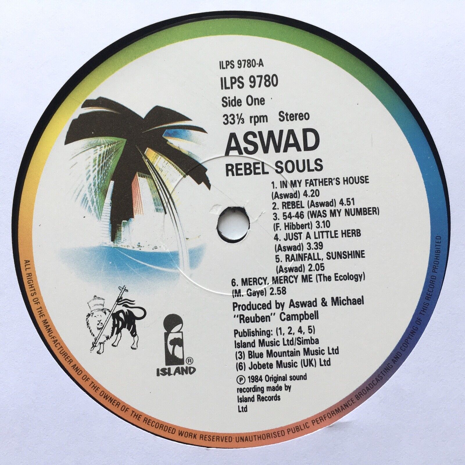 Aswad - Rebel Souls Vinyl LP