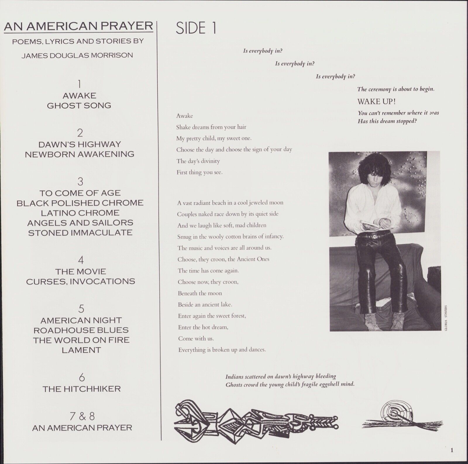 Jim Morrison Music By The Doors ‎- An American Prayer Vinyl LP