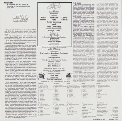 John Williams - The London Symphony Orchestra ‎- "Star Wars" Vinyl 2LP + Poster