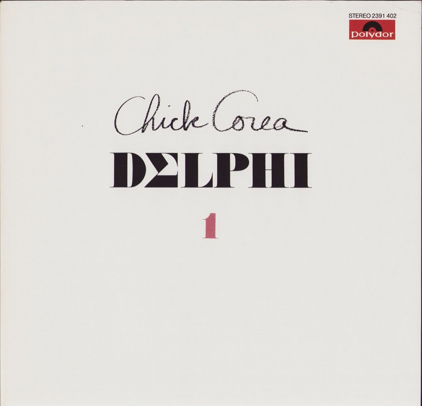 Chick Corea ‎- Delphi 1 Solo Piano Improvisations Vinyl LP DE