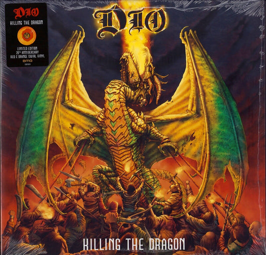 Dio - Killing The Dragon Red & Orange Swirl Vinyl LP 20th Anniversary