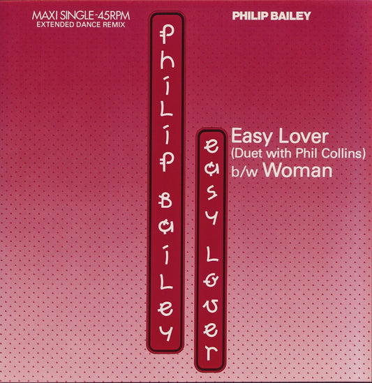 Philip Bailey Duet With Phil Collins / Philip Bailey ‎– Easy Lover Vinyl 12"