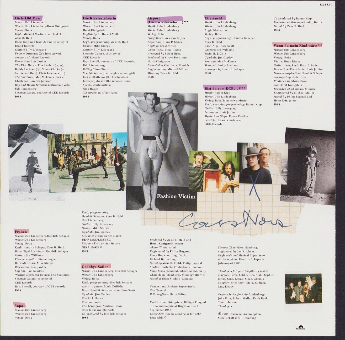 Udo Lindenberg - CasaNova Vinyl LP