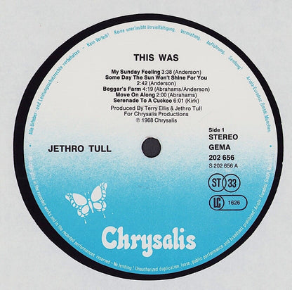 Jethro Tull - This Was Vinyl LP
