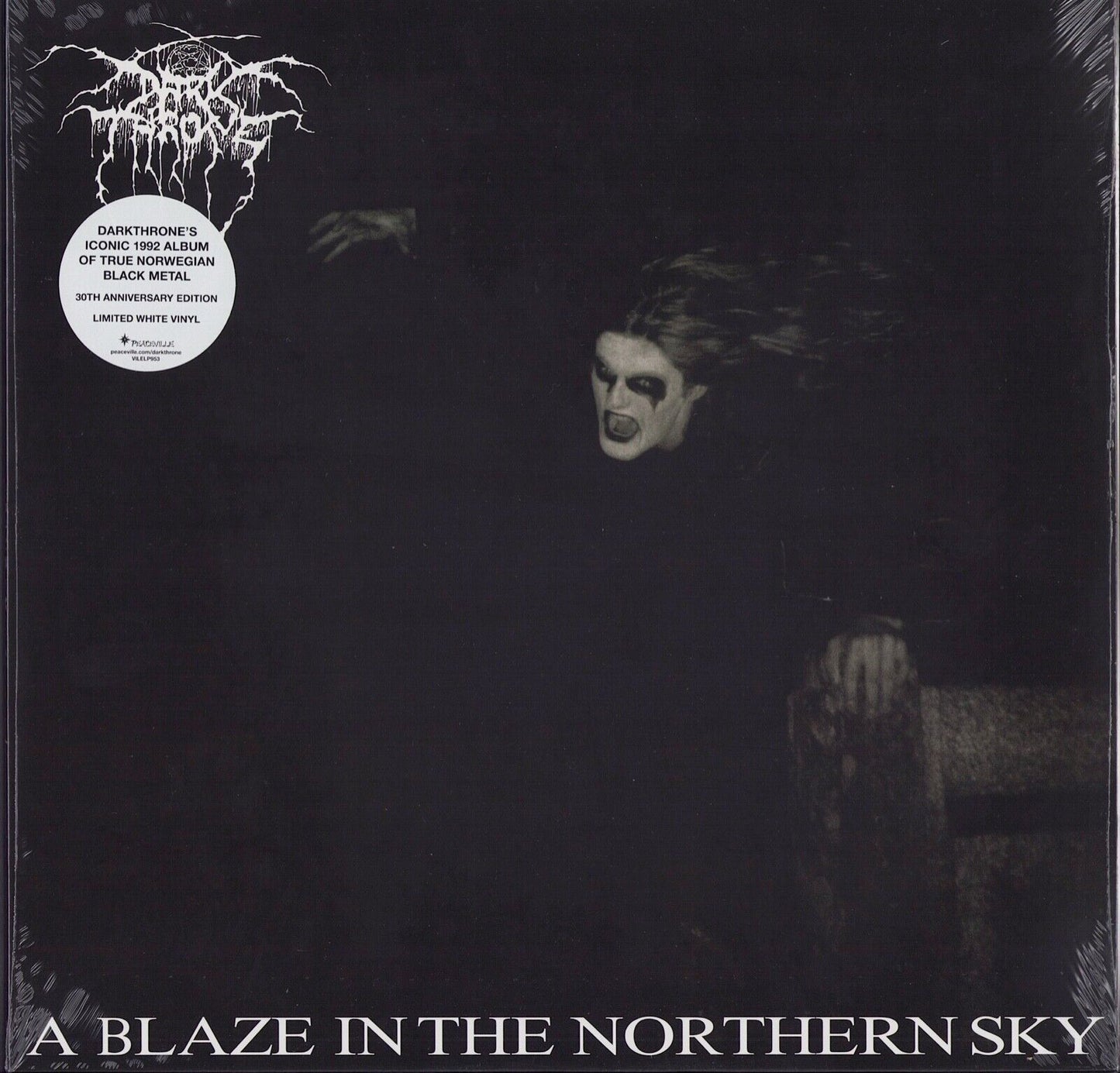 Darkthrone - A Blaze In The Northern Sky White Vinyl LP Anniversary Edition