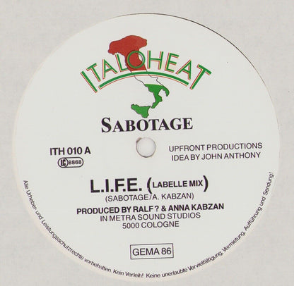 Sabotage - L.I.F.E. Vinyl 12"