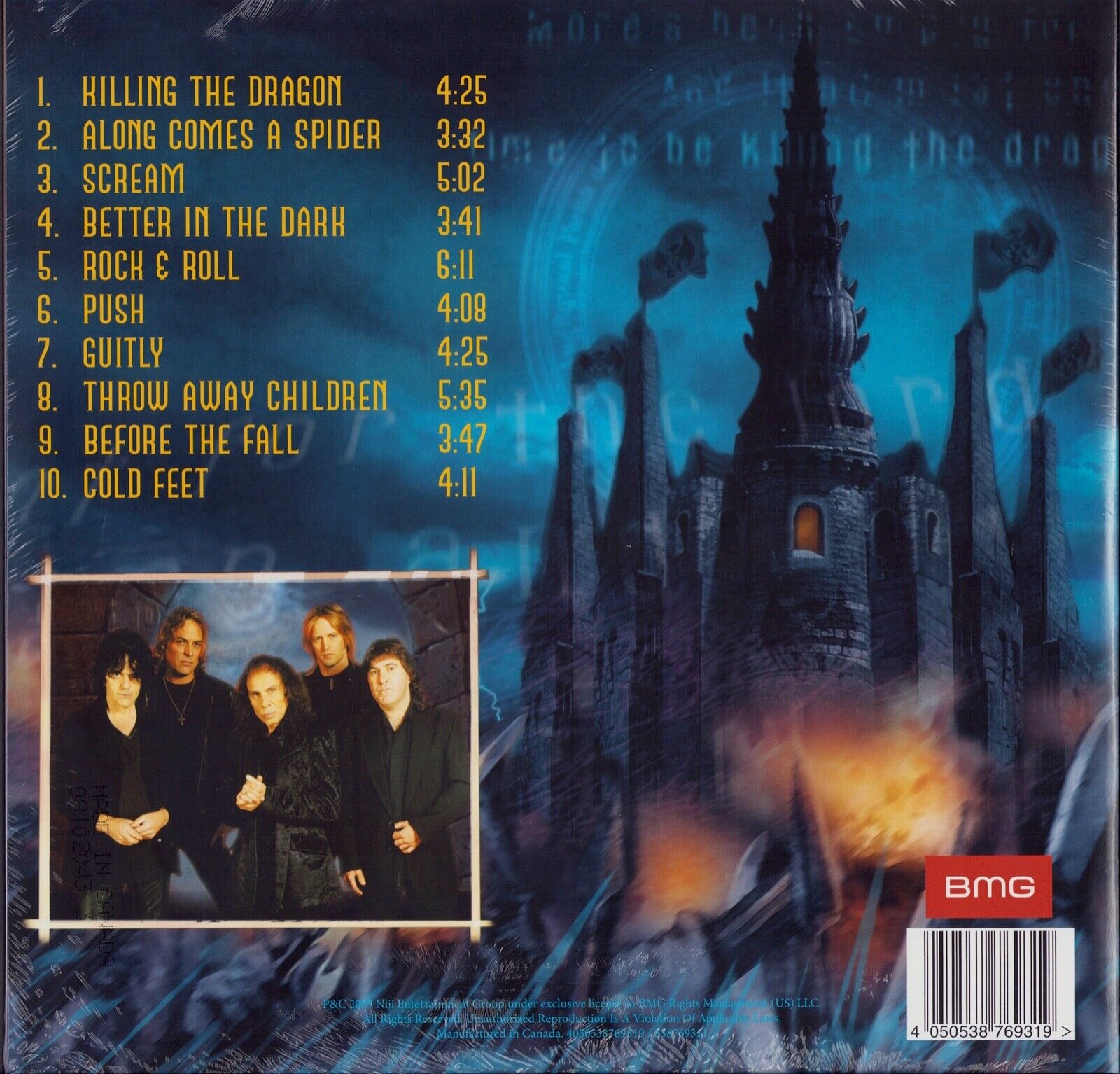 Dio - Killing The Dragon Red & Orange Swirl Vinyl LP 20th Anniversary