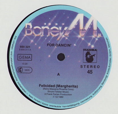 Boney M. - For Dancin' Vinyl 2x12" Limited Edition