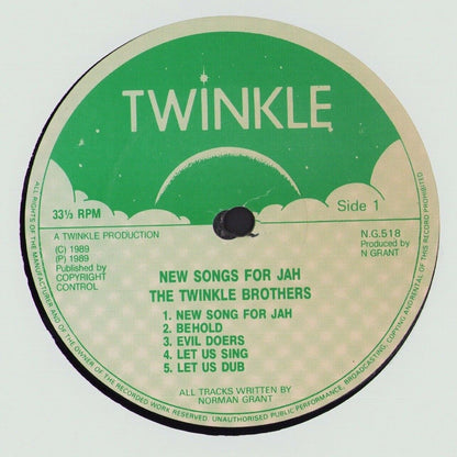 Twinkle Brothers - New Songs For Jah Vinyl LP UK