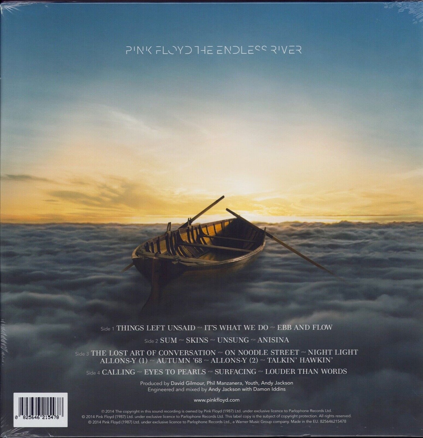 Pink Floyd ‎- The Endless River Vinyl 2LP