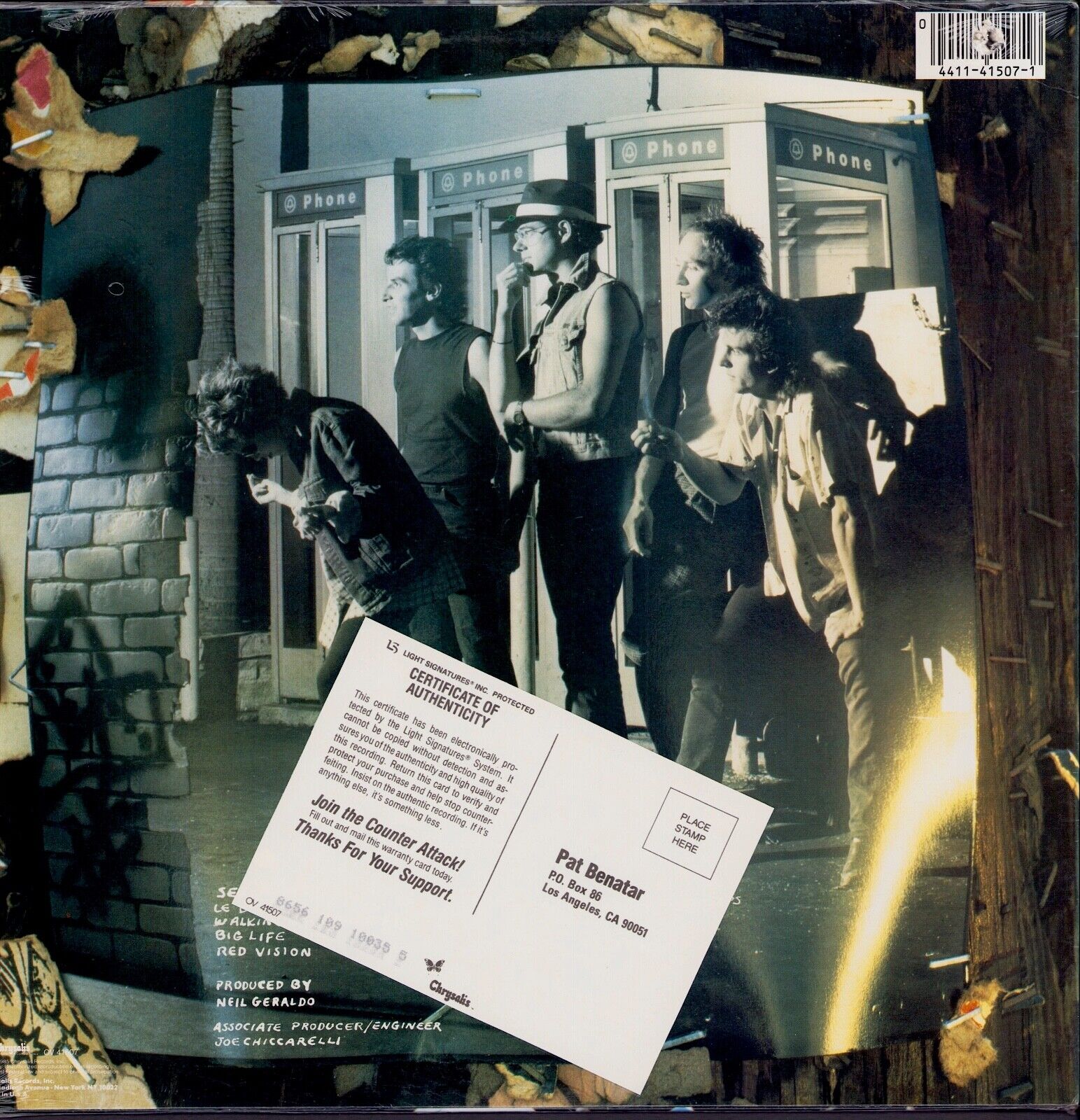 Pat Benatar ‎– Seven The Hard Way Vinyl LP