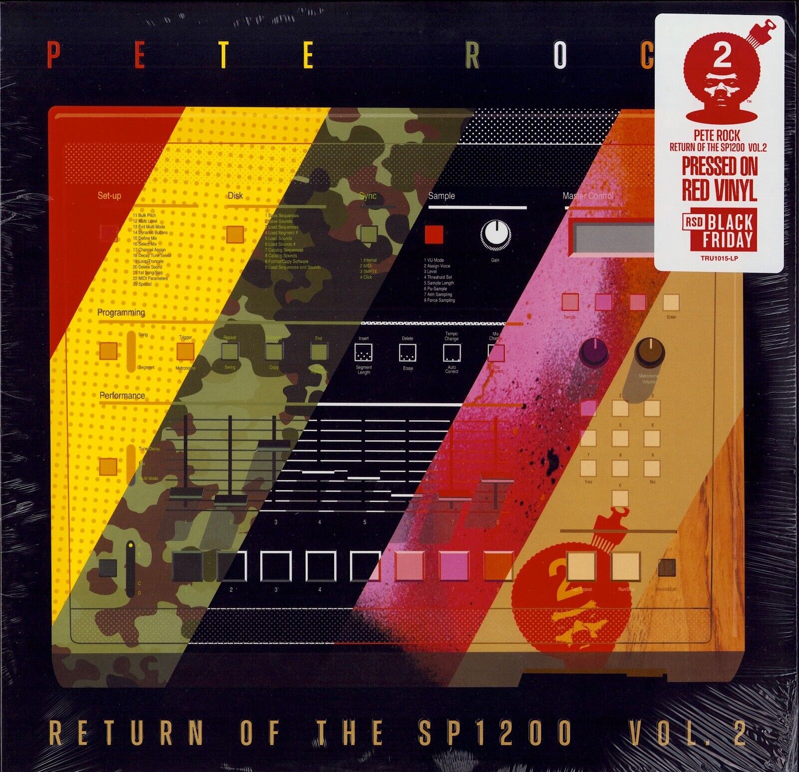 Pete Rock ‎- Return Of The SP1200 Vol. 2 Red Opaque Vinyl LP RSD Edition