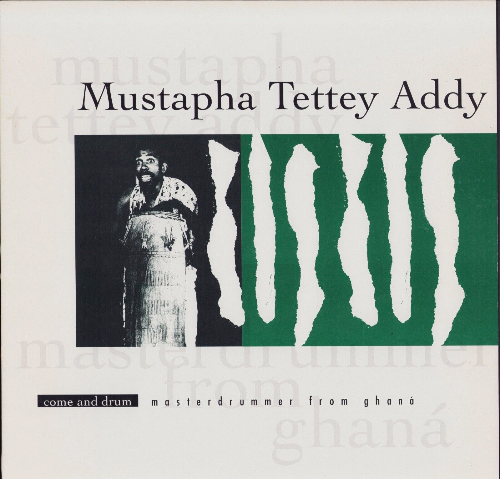Mustapha Tettey Addy ‎- Come And Drum - Masterdrummer From Ghana Vinyl LP