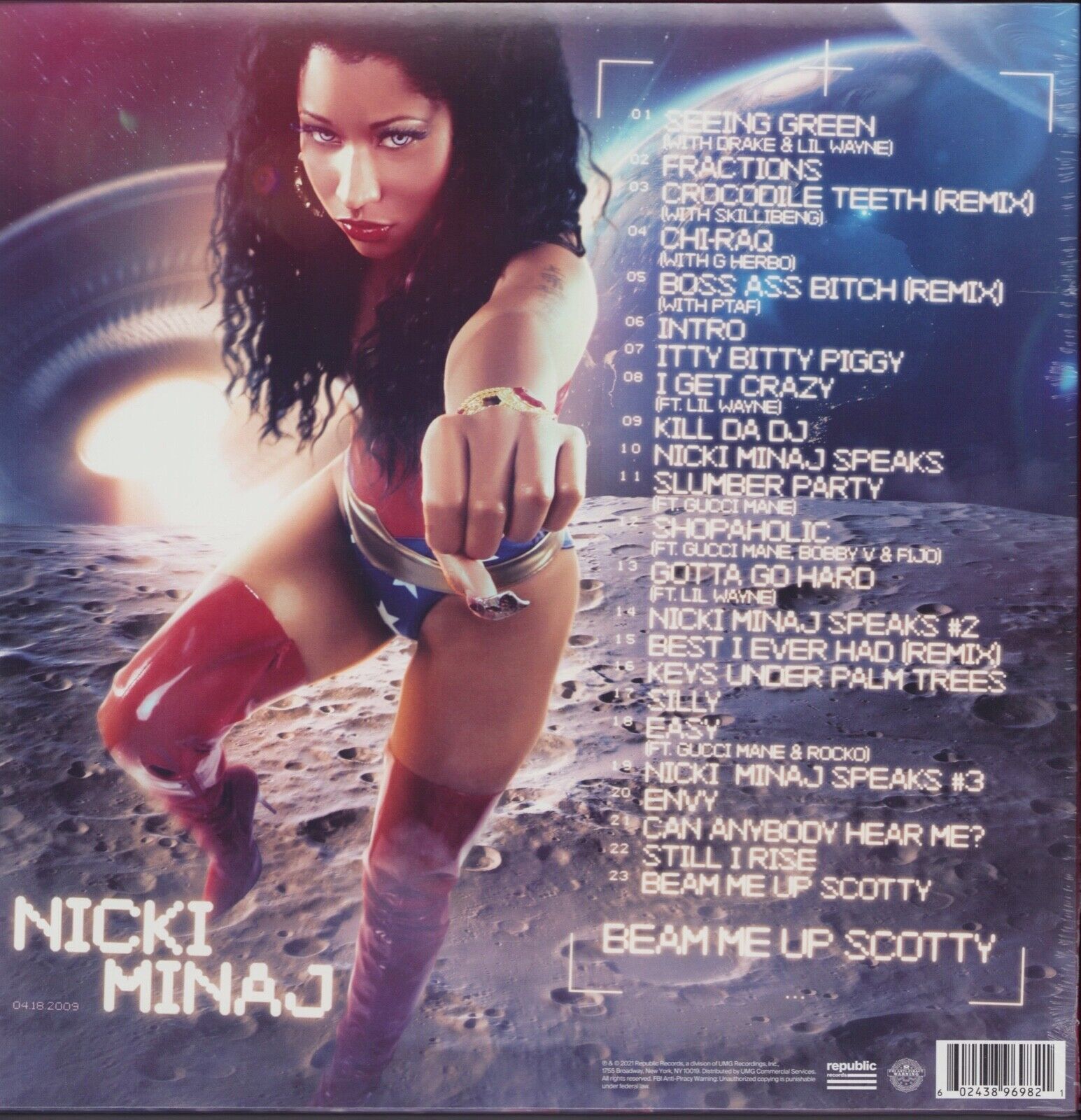 Nicki Minaj ‎- Beam Me Up Scotty Vinyl 2LP