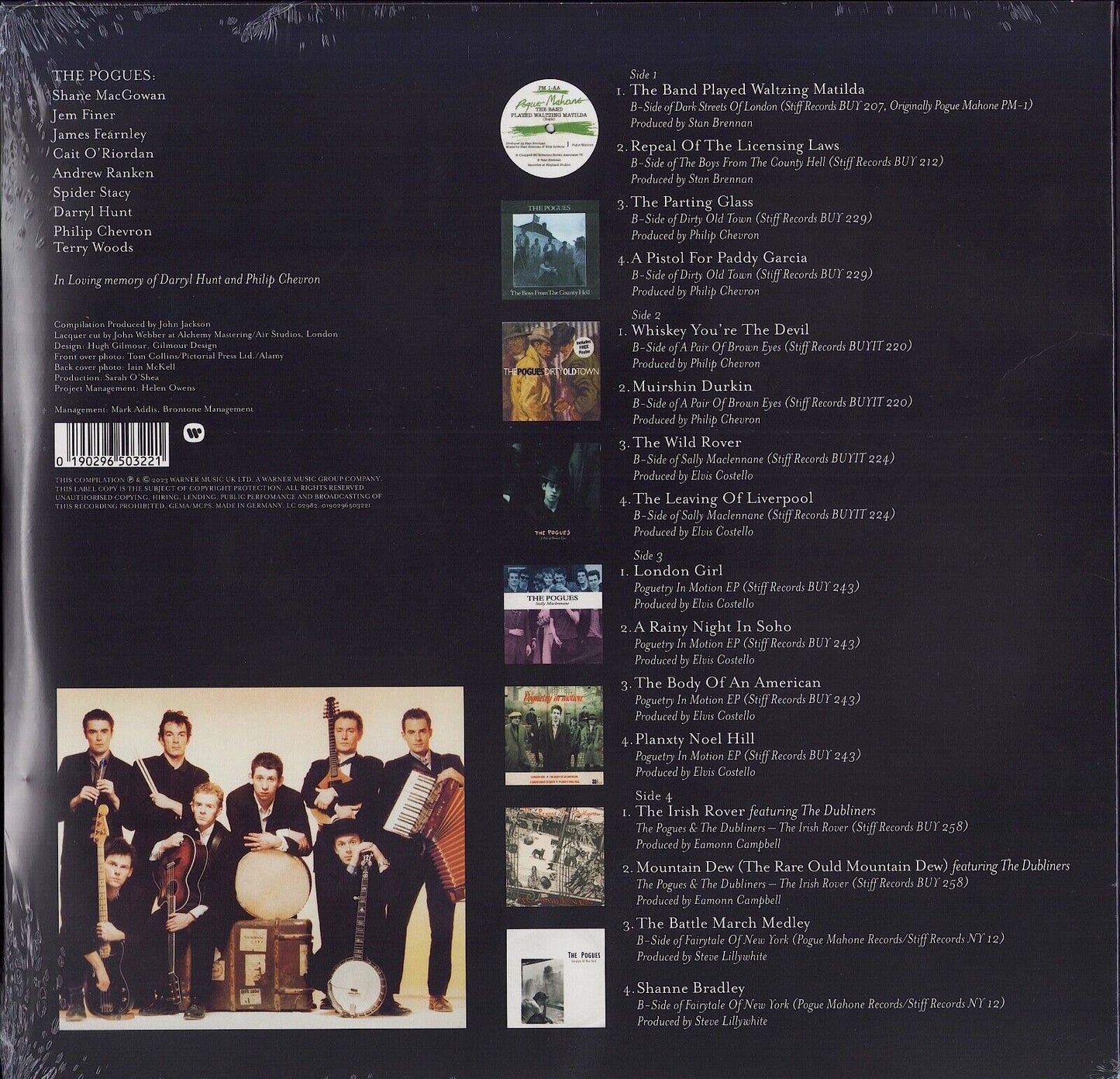 The Pogues ‎- The Stiff Records B-Sides 1984-1987 Green Marbled Vinyl 2LP