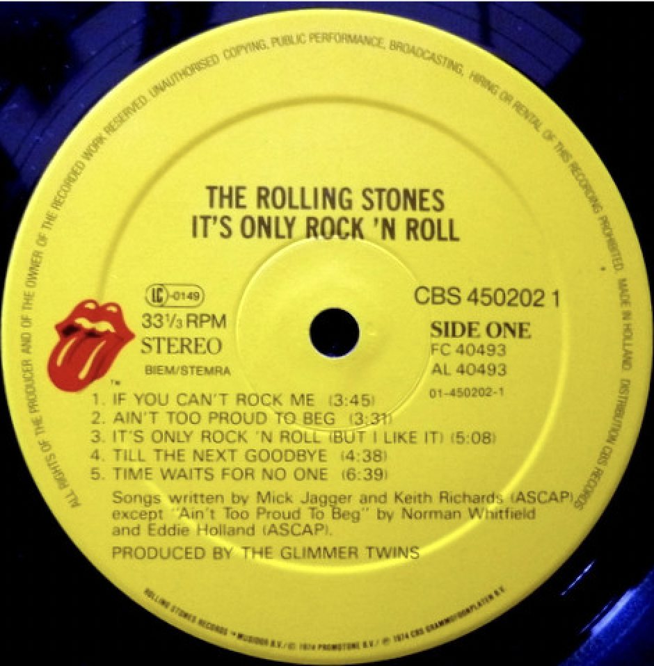 The Rolling Stones - It's Only Rock 'N Roll (Vinyl LP)