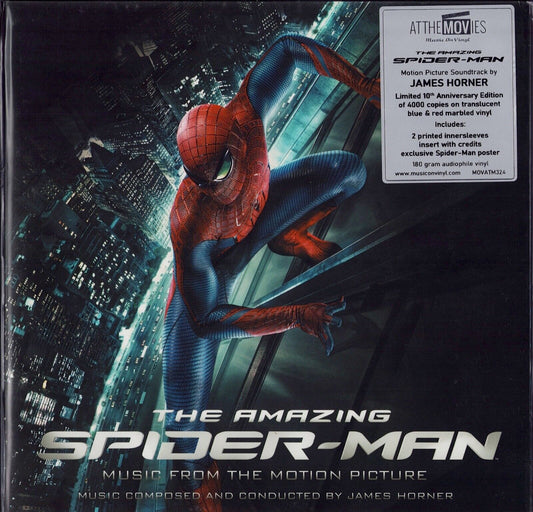 James Horner - The Amazing Spider-Man (Translucent & Blue Red Marbled Vinyl 2LP)