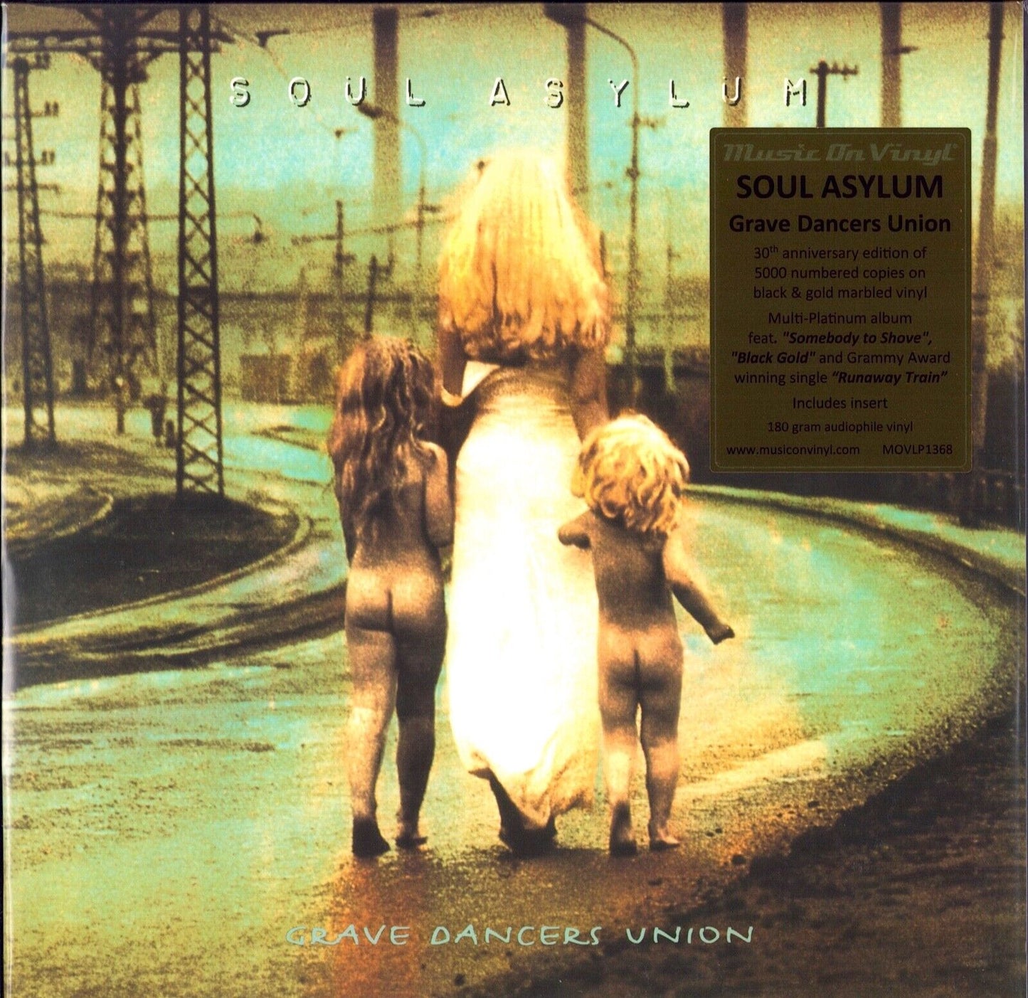 Soul Asylum - Grave Dancers Union Black & Gold Marbled Vinyl LP Limited Edition