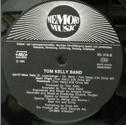 Tom Kelly Band - Breakdown Vinyl LP